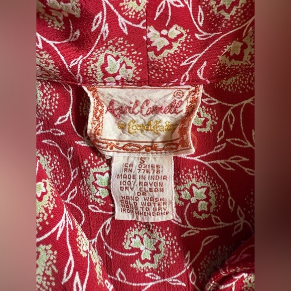 APRIL CORNELL LONG SLEEVED DRESS SIZE SMALL - Picture 4 of 8